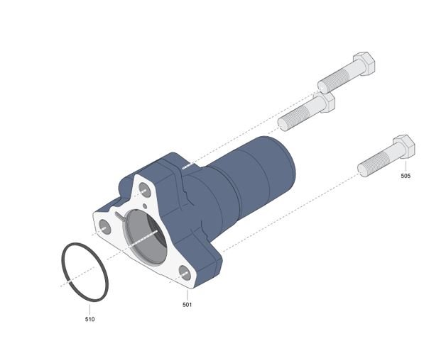 Genuine Epiroc ROCK DRILL - COP 1838HD+ Spare parts from CMPC Reliable China Supplier